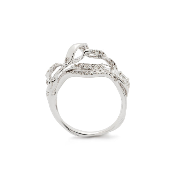 Bibi Van Der Velden Diamond Exhale Stackable Ring