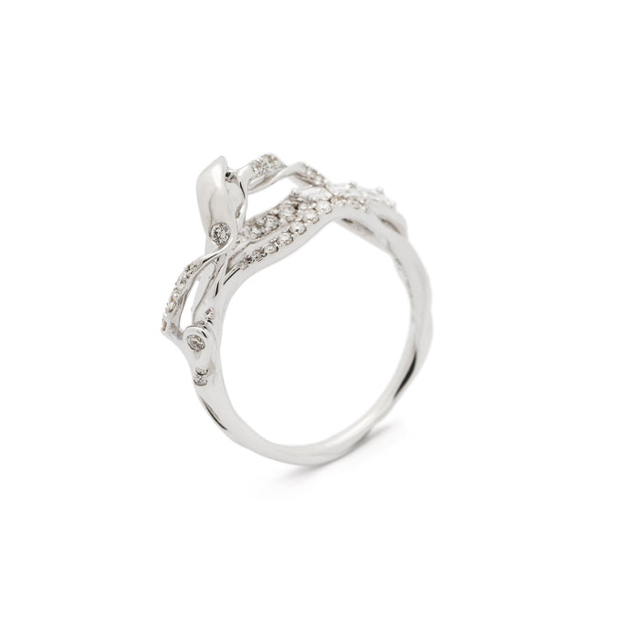 bibi van der velden Diamond Exhale Stackable Ring