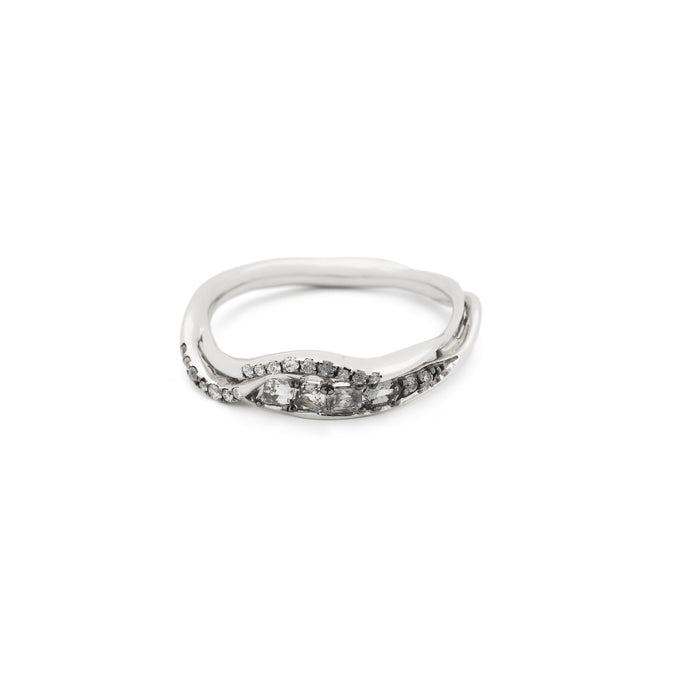 Bibi Van Der Velden Diamond Inhale Stackable Ring