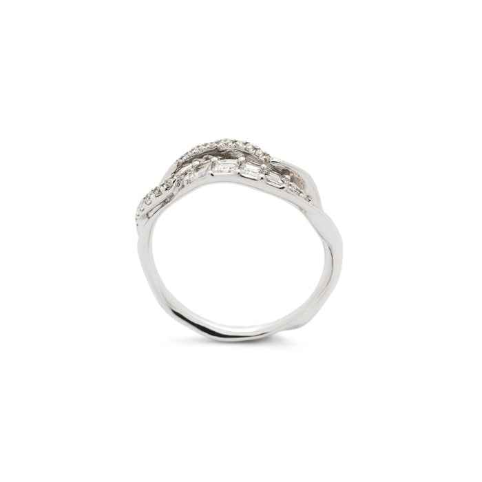 Bibi Van Der Velden Diamond Inhale Stackable Ring