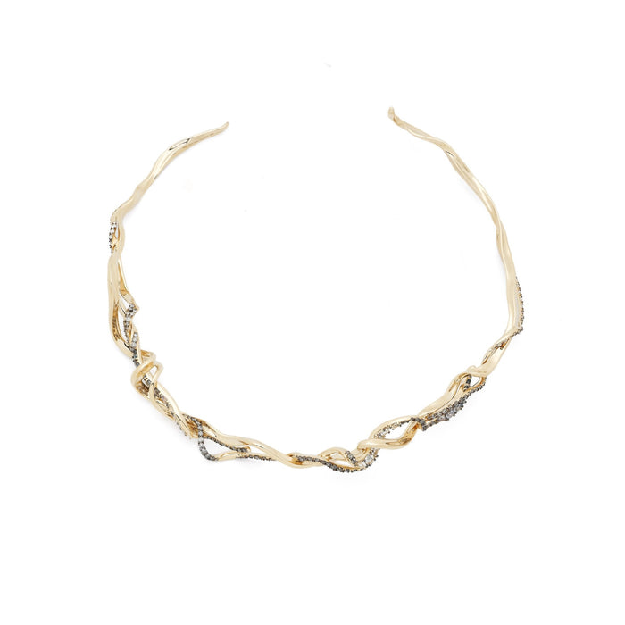 Bibi Van Der Velden Diamond Smoke Fume Choker