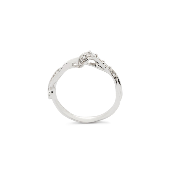 Bibi Van Der Velden Diamond Swirl Stackable Ring