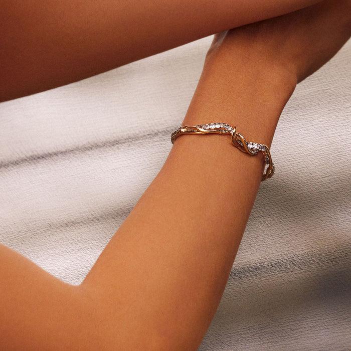 Bibi Van Der Velden Diamond Vapour Bangle