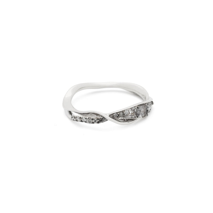 Bibi Van Der Velden Diamond Wisp Stackable Ring
