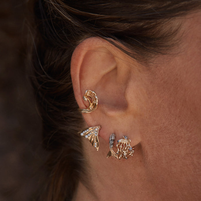 Bibi Van Der Velden Flipper Tiny Pearls Stud