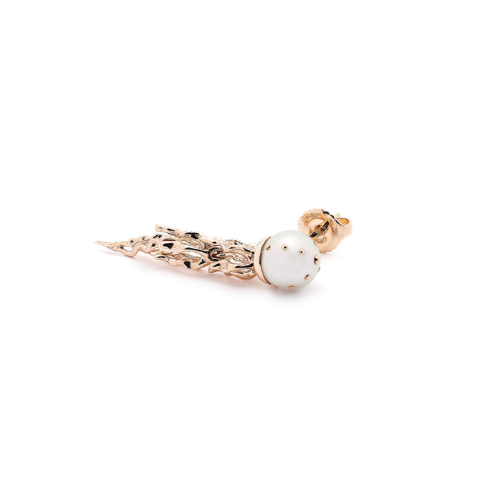 Bibi Van Der Velden Jellyfish White Pearl Stud