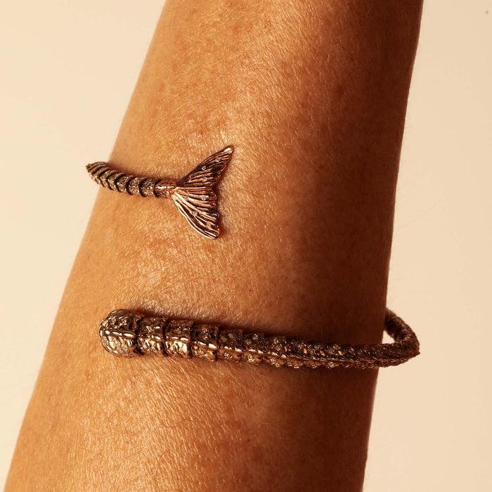 Bibi Van Der Velden Meandering Mermaid Tail Bangle