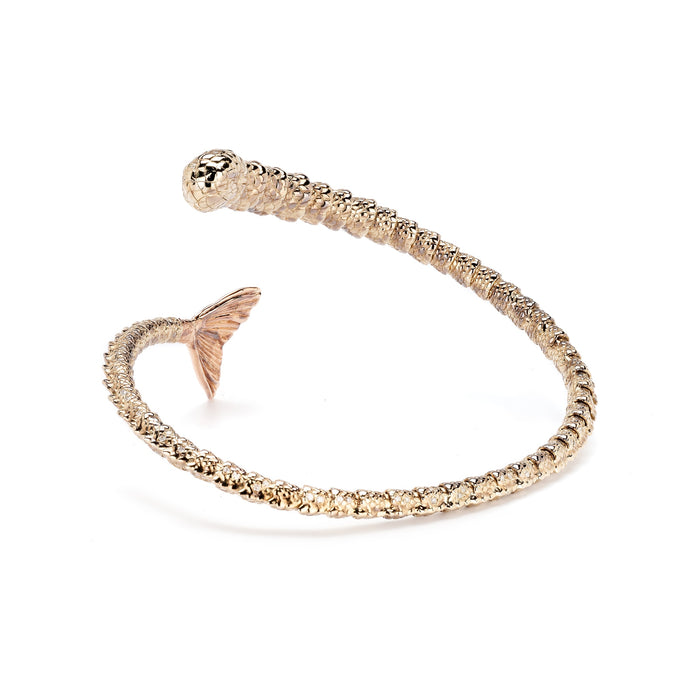 Bibi Van Der Velden Meandering Mermaid Tail Bangle