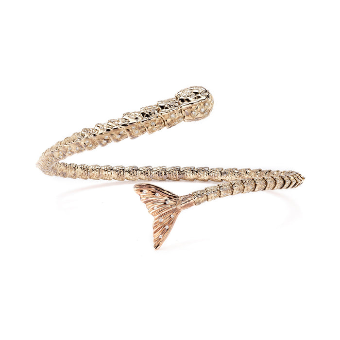 bibi van der velden Meandering Mermaid Tail Bangle