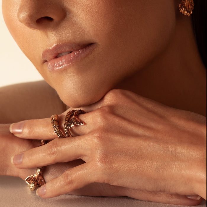 bibi van der velden Meandering Mermaid Tail Ring