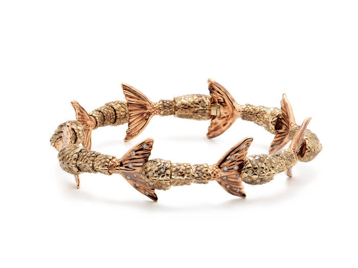 bibi van der velden Mermaid Tails Bracelet 8 link