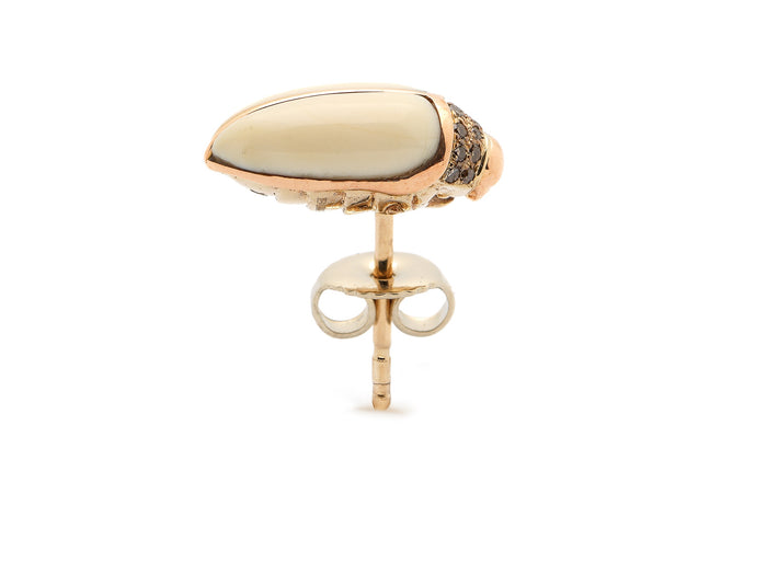 Bibi Van Der Velden Mini Scarab Mammoth Stud