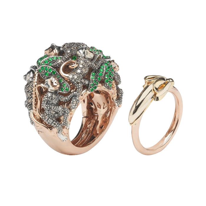 Bibi Van Der Velden Monkey Ring In A Ring