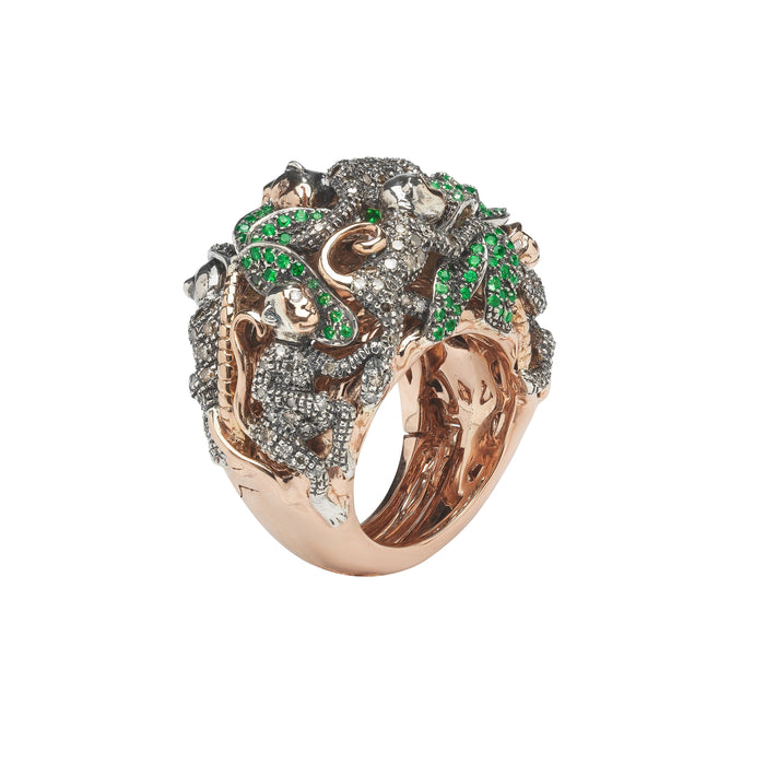bibi van der velden Monkey Ring In A Ring
