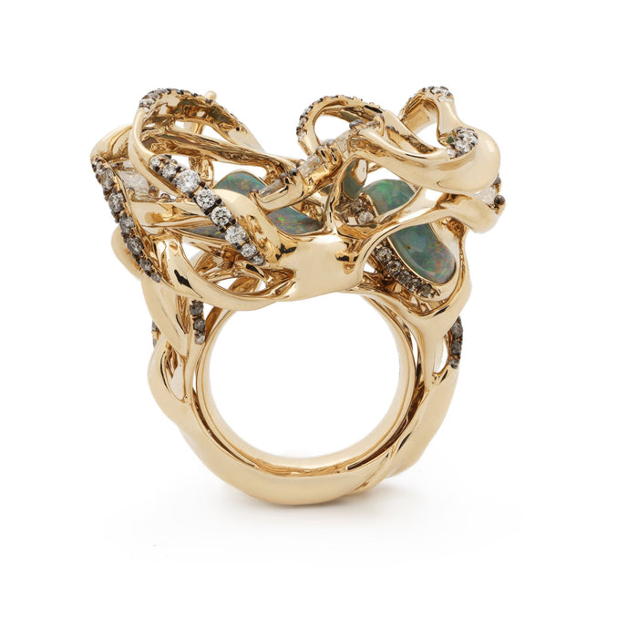 Bibi Van Der Velden Opal Infinity Ring