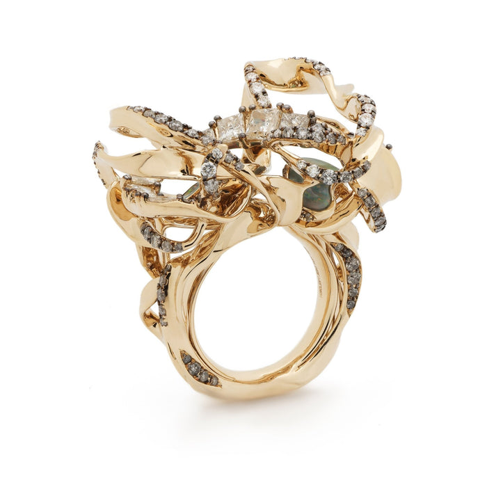 bibi van der velden Opal Infinity Ring