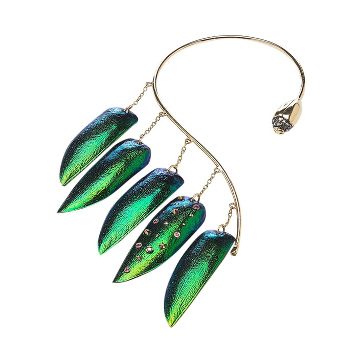 bibi van der velden Scarab Earcuff