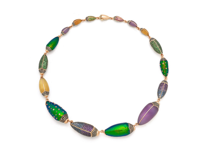 bibi van der velden Scarab Eternity Necklace