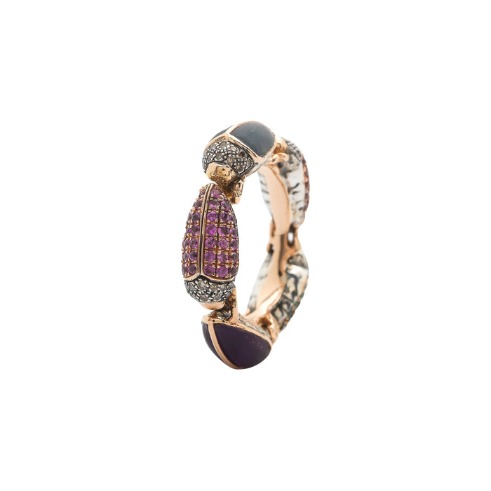 bibi van der velden Scarab Eternity Ring