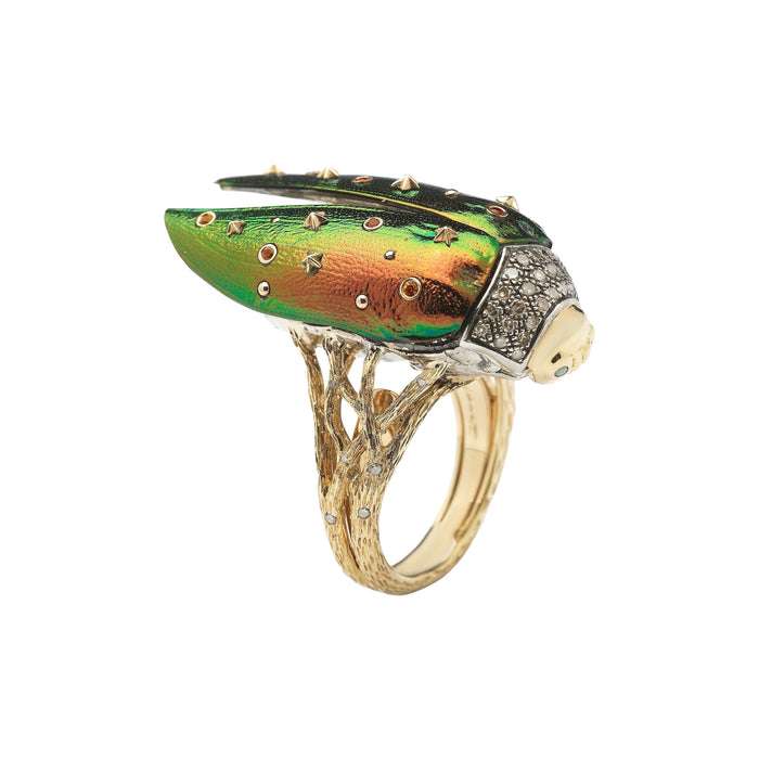 bibi van der velden Scarab Fly Ring