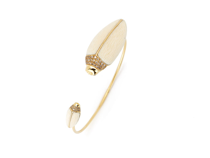 bibi van der velden Scarab Mammoth Bangle