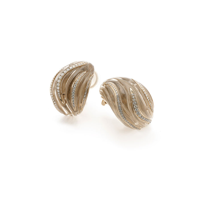 bibi van der velden Small Tidal Wave Earrings (pair)
