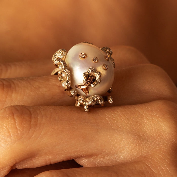 Bibi Van Der Velden Splash Ring