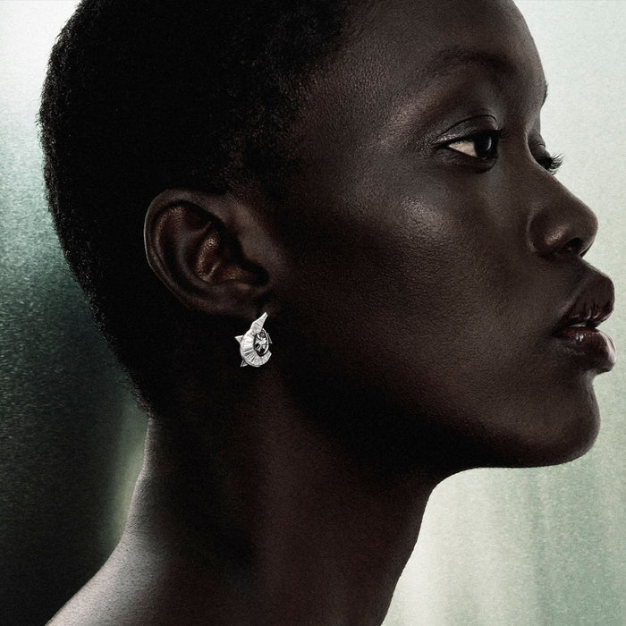 Bibi Van Der Velden Diamond Alligator Twist Earring