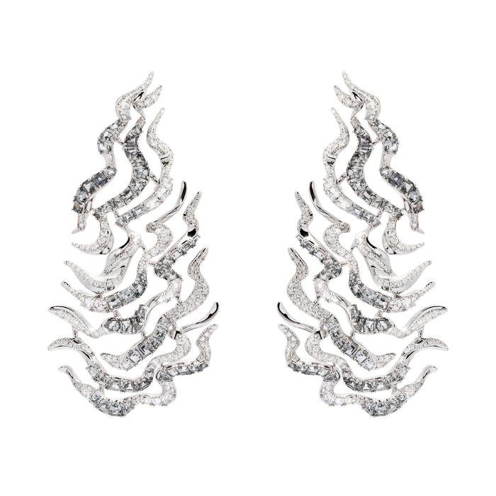 Bibi Van Der Velden Diamond Haze Chandelier Earrings (pair)