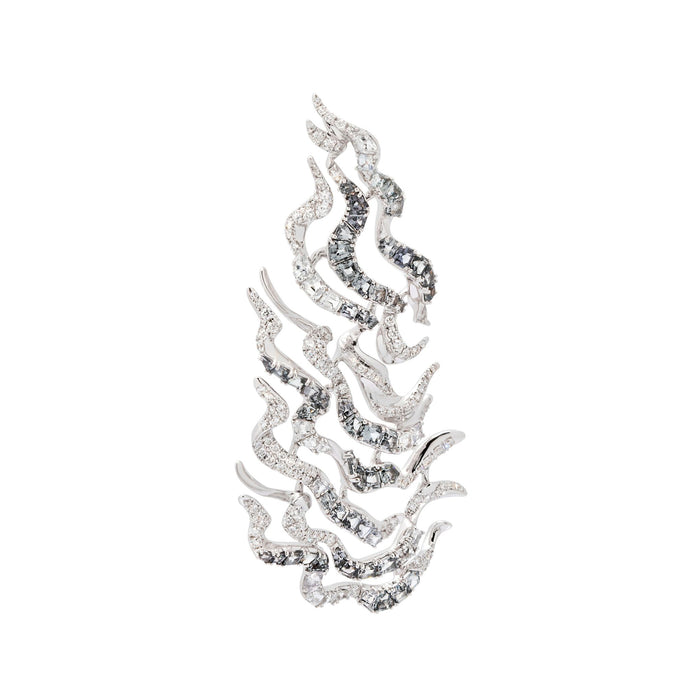 bibi van der velden Diamond Haze Chandelier Earrings (pair)