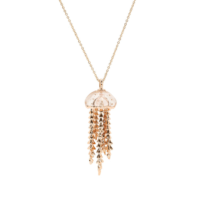 bibi van der velden Jellyfish Quartz Pendant on a Chain