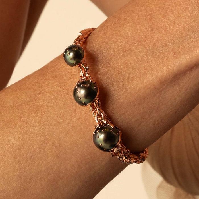 Bibi Van Der Velden Jellyfish Tahitian Pearls Bangle