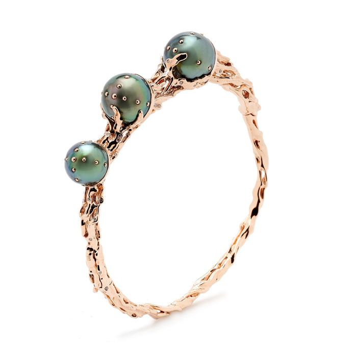 Bibi Van Der Velden Jellyfish Tahitian Pearls Bangle