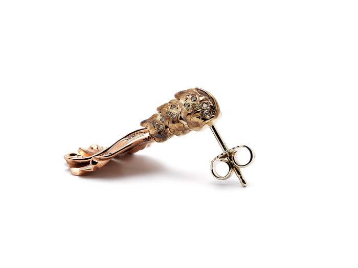 Bibi Van Der Velden Mermaid Splash Earring In Dual-Tone