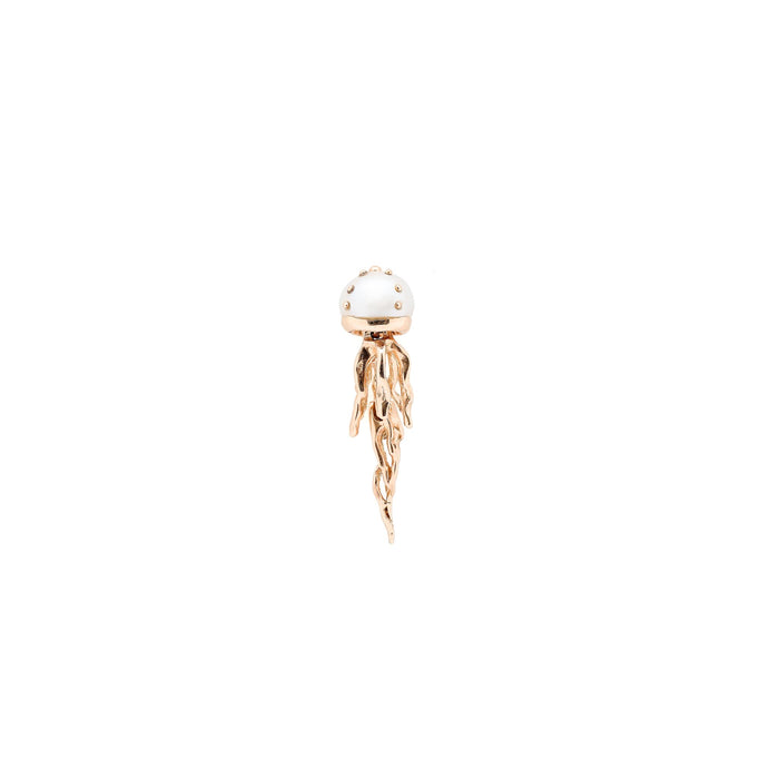 bibi van der velden Mini Jellyfish White Pearl Stud