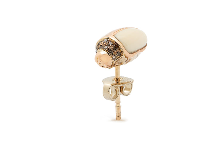 Bibi Van Der Velden Mini Scarab Mammoth Stud Mirror