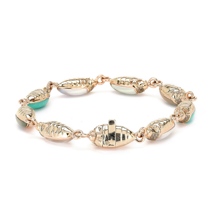 Bibi Van Der Velden Mini Scarab Opal Eternity Bracelet
