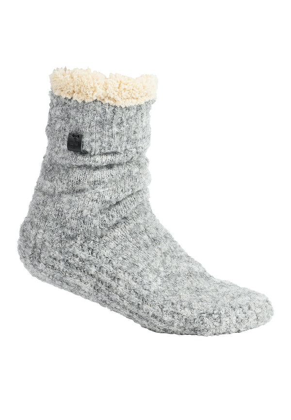 Bickley Mitchell Boucle Wool Blend Slipper Socks