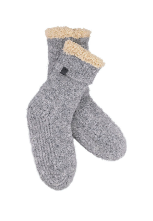 bickley mitchell Boucle Wool Blend Slipper Socks
