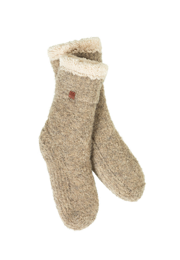 bickley mitchell Boucle Wool Blend Slipper Socks