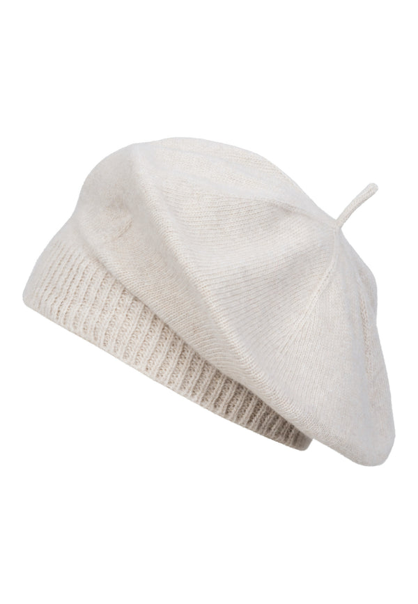 Bickley Mitchell Cashmere Merino Beret Beanie