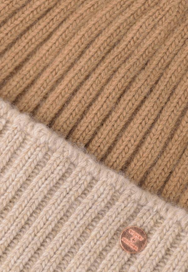 Bickley Mitchell Cashmere Merino Chunky Rib Beanie