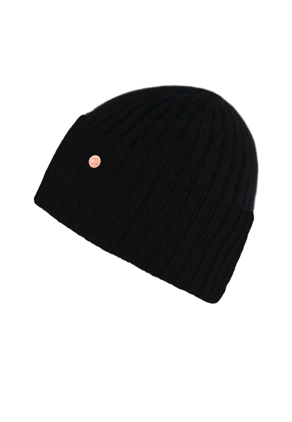Bickley Mitchell Cashmere Merino Chunky Rib Beanie