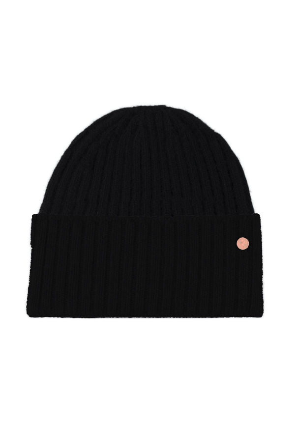 bickley mitchell Cashmere Merino Chunky Rib Beanie