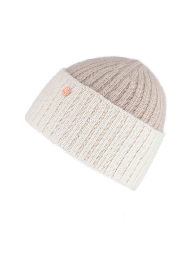 Bickley Mitchell Cashmere Merino Chunky Rib Beanie