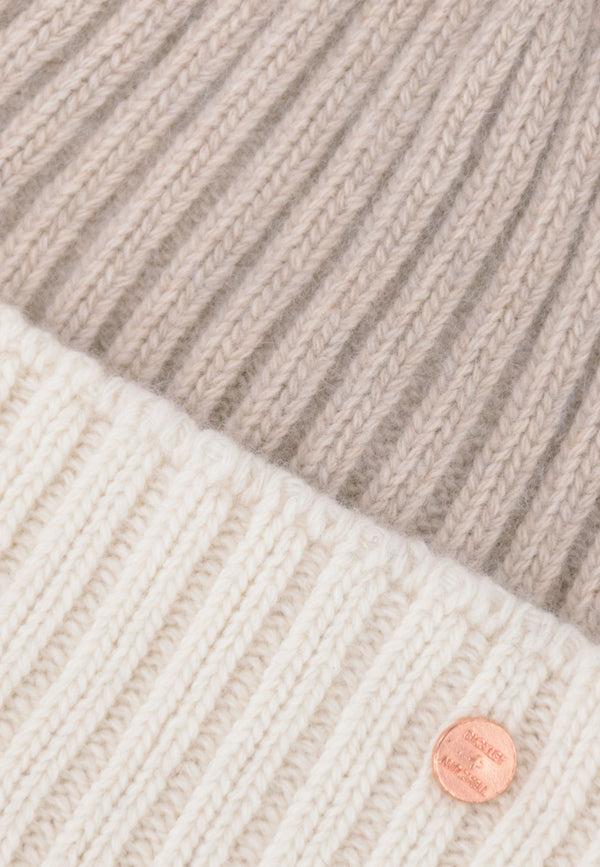 Bickley Mitchell Cashmere Merino Chunky Rib Beanie