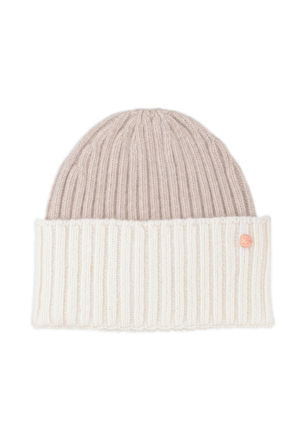 bickley mitchell Cashmere Merino Chunky Rib Beanie