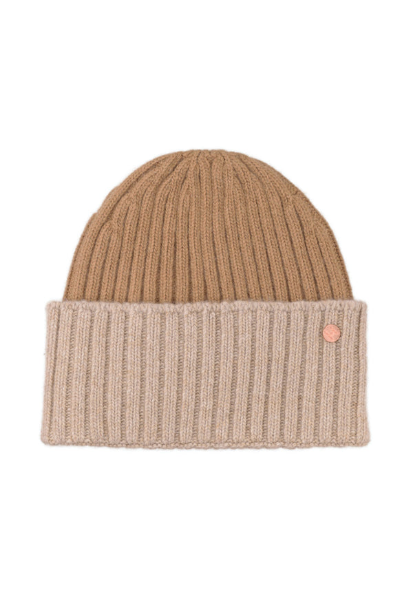 bickley mitchell Cashmere Merino Chunky Rib Beanie