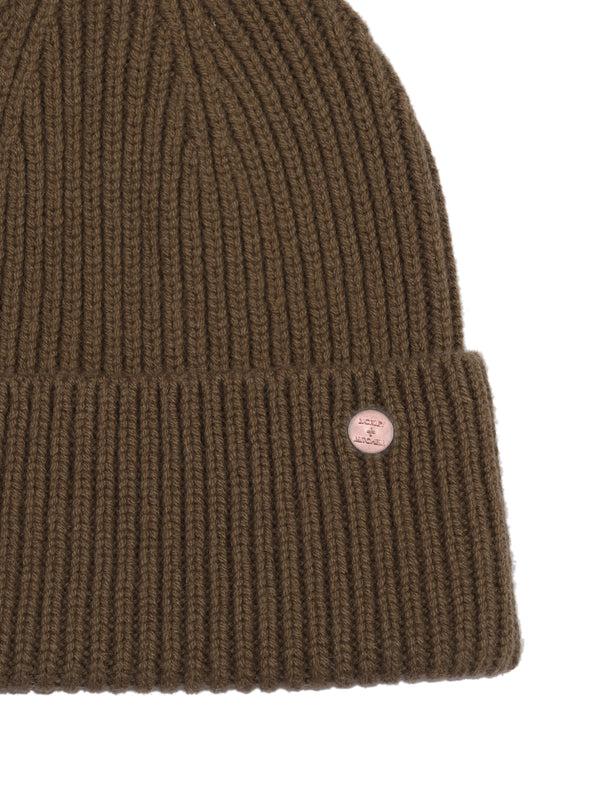 Bickley Mitchell Cashmere Merino Girl's Rib Beanie