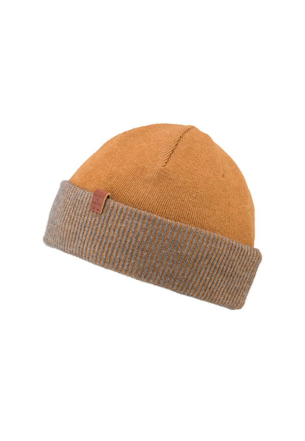 Bickley Mitchell Classic Fine Rib Two Tone Beanie